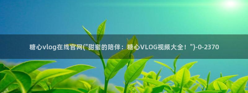txvlog糖心